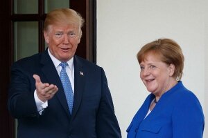 трамп, меркель, большая семерка, встреча, политика, меркель, дипломатия, конфеты 