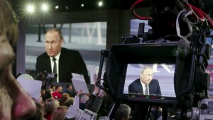 Владимир Путин, пресс-конференция, журналисты, СМИ, двойник Путина