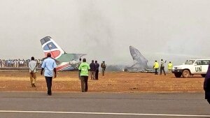 Южный Судан, крушение самолета, авиакатастрофа, выжившие