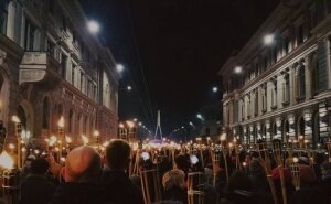 латвия, рига, националисты, факельное шествие, независимость 