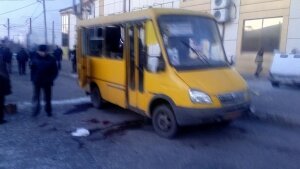 Макеевка, ДНР, автобус, взрыв, граната, погибшие