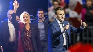 франция, выборы, марин ле пен, эммануэль макрон, опрос, рейтинг 
