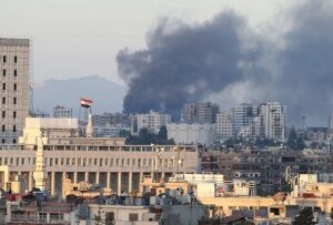сирия, дамаск, обстрел, посольство, боевики, фото, россия 