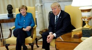 ангела меркель, дональд трамп, пожимание руки, скандал, германия, сша 