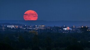 луна, затмение, красная луна, россия, общество, наука, астрономия