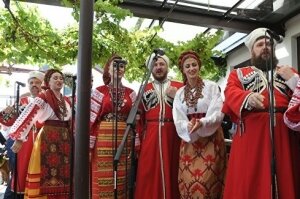 россия, кубанский козачий хор, песни, выступление, путин, австрия, кнайсль, свадьба
