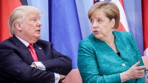 сша, германия, россия, санкции, ангела меркель, украина, сирия, дональд трамп, встреча