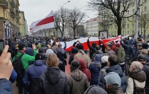 Минск, Белоруссия, видео, день воли, беспорядки, полиция, силовики, прямая видеотрансляция