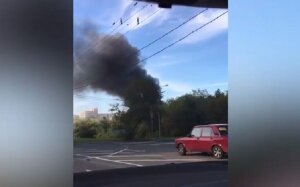 Москва, пожар, склад, Алтуфьевское шоссе, видео, погибшие