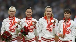 россия, олимпиада-2008, эстафета, допинг, медали, серебро 