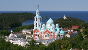 Путин, россия, причастился, валаамский монастырь