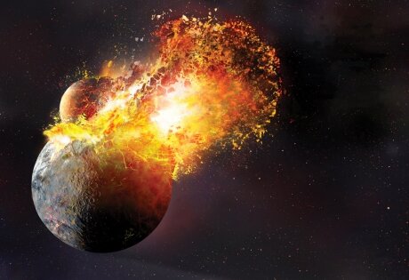 Столкновение Земли с планетой Тейя: геофизики нашли доказательства теории возникновения Луны