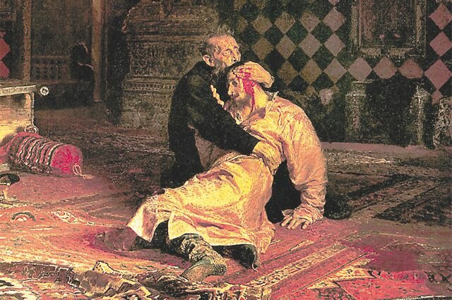 ​Вандал ворвался в Третьяковскую галерею и повредил картину "Иван Грозный и сын его Иван", нанеся удары